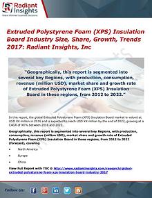 Extruded Polystyrene Foam (XPS) Insulation Board Industry Size 2017