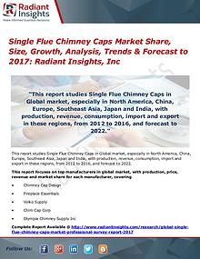 Single Flue Chimney Caps Market Share, Size, Growth, Analysis 2017