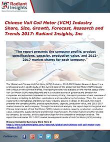 Chinese Voil Coil Motor (VCM) Industry Share, Size, Growth 2017