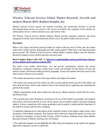 Wireless Telecom Services Market Research, Growth and Analysis Report