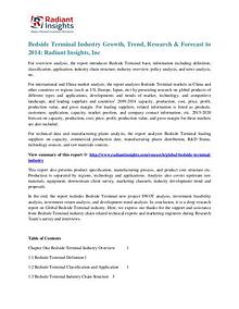 Bedside Terminal Industry Growth, Trend, Research & Forecast to 2014