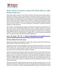 Butane Market is Expected to Reach USD 203.26 Billion by 2020