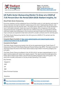 UK Public Sector Outsourcing Market to Grow at a CAGR of 7.91