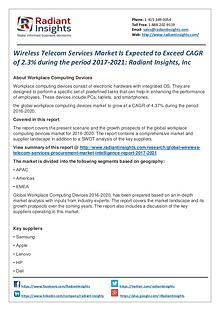 Wireless Telecom Services Market is Expected to Exceed CAGR of 2.3%