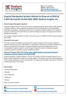Surgical Navigation Systems Market to Grow at a CAGR of 5.84%