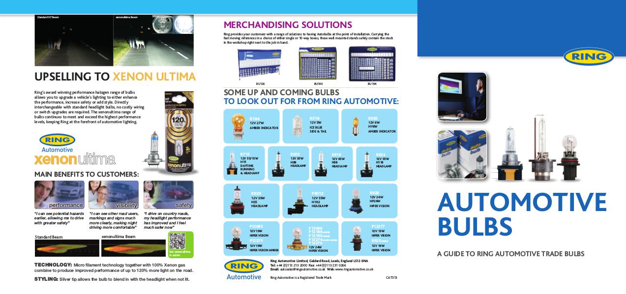 A GUIDE TO RING AUTOMOTIVE TRADE BULBS
