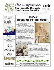 Community Springs Healthcare Facility's The Grapevine