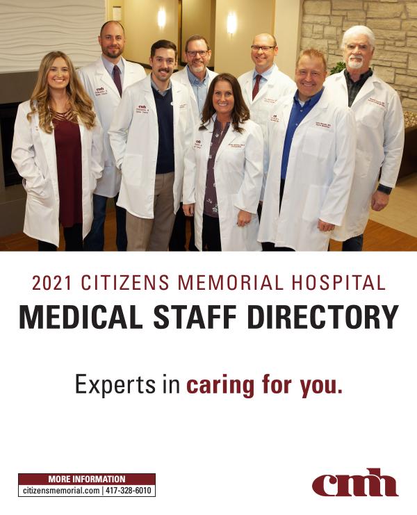 Citizens Memorial Hospital Medical Staff Directory 2021