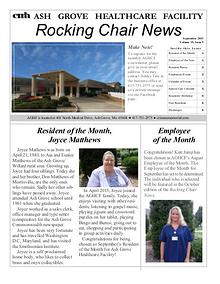 Ash Grove Healthcare Facility's Rocking Chair News
