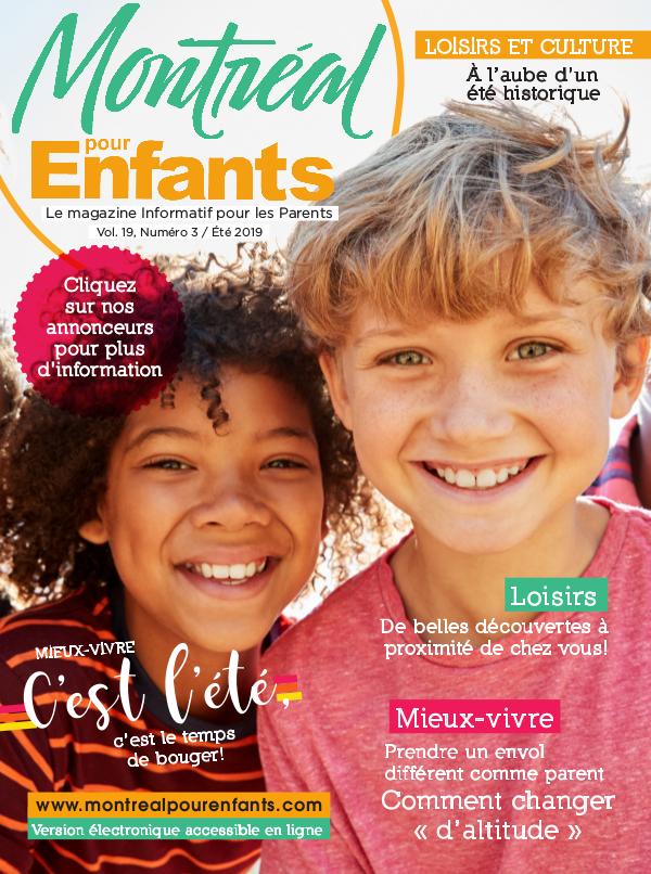 Montréal pour Enfants vol. 19 n°3 Été 2019