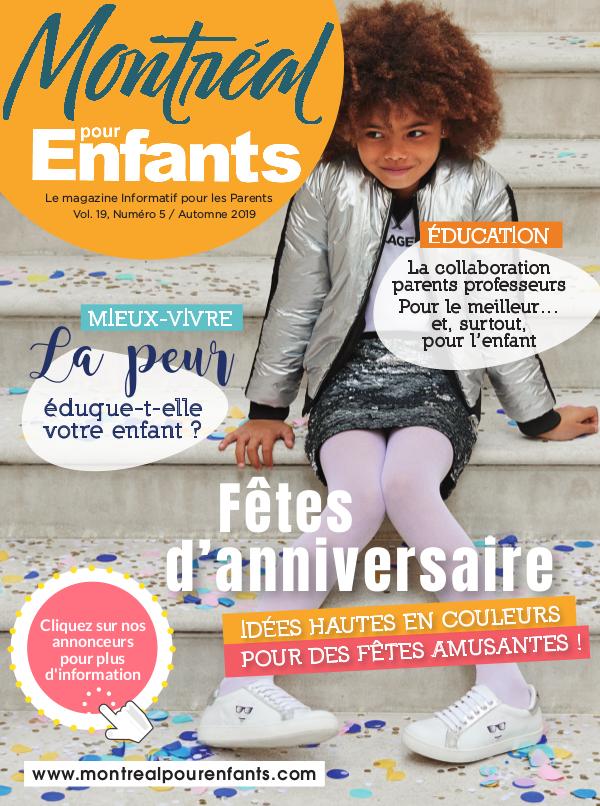 Montréal pour Enfants vol. 19 n°5 Automne 2019