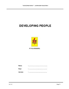 Manual Peserta - Developing People