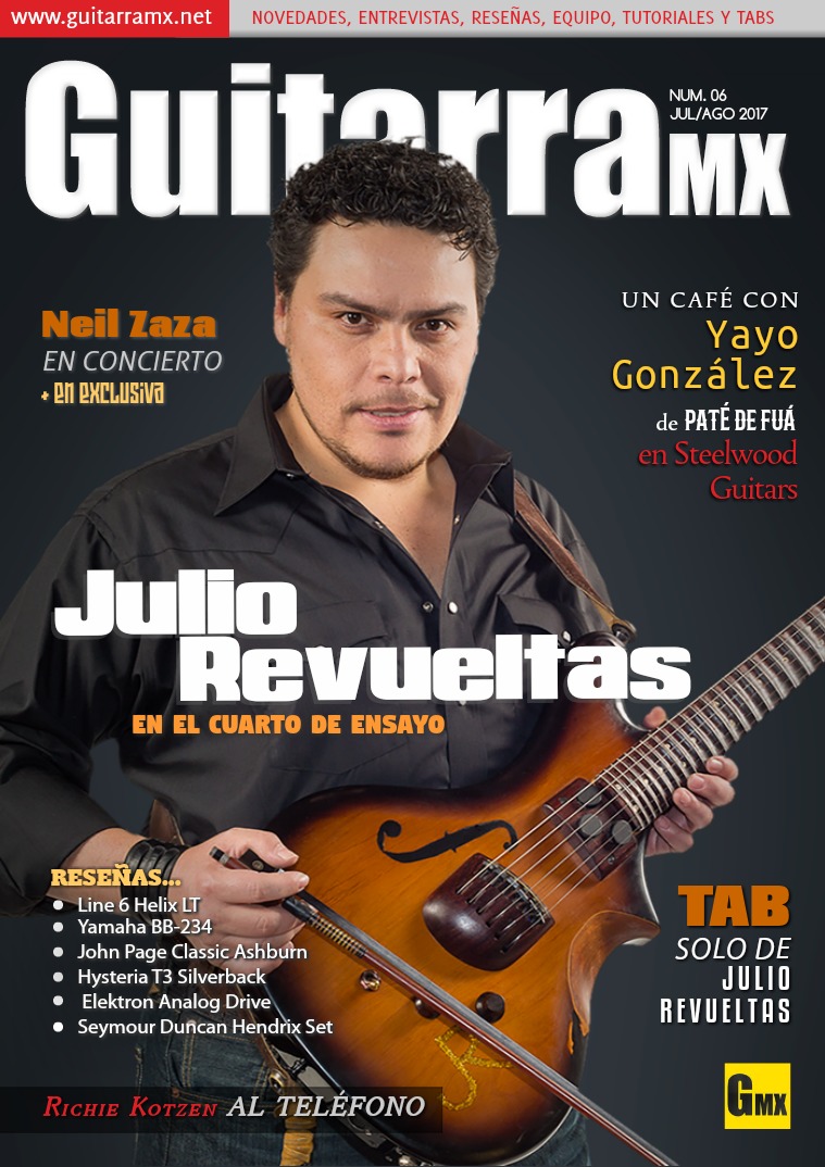 Revista GuitarraMX JUL/AGO 2017