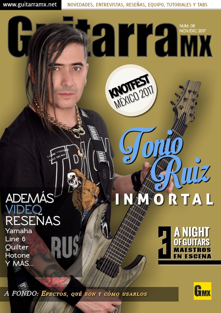 Revista GuitarraMX NOV/DIC 2017