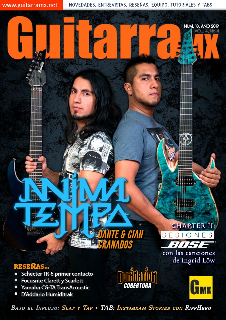 Revista GuitarraMX NÚMERO 18 - AÑO 2019