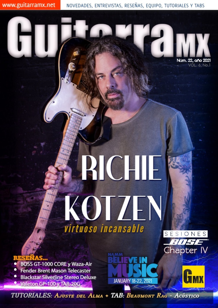Revista GuitarraMX NÚMERO 22 - 2021