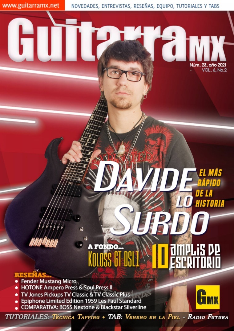 Revista GuitarraMX NÚMERO 23 - 2021