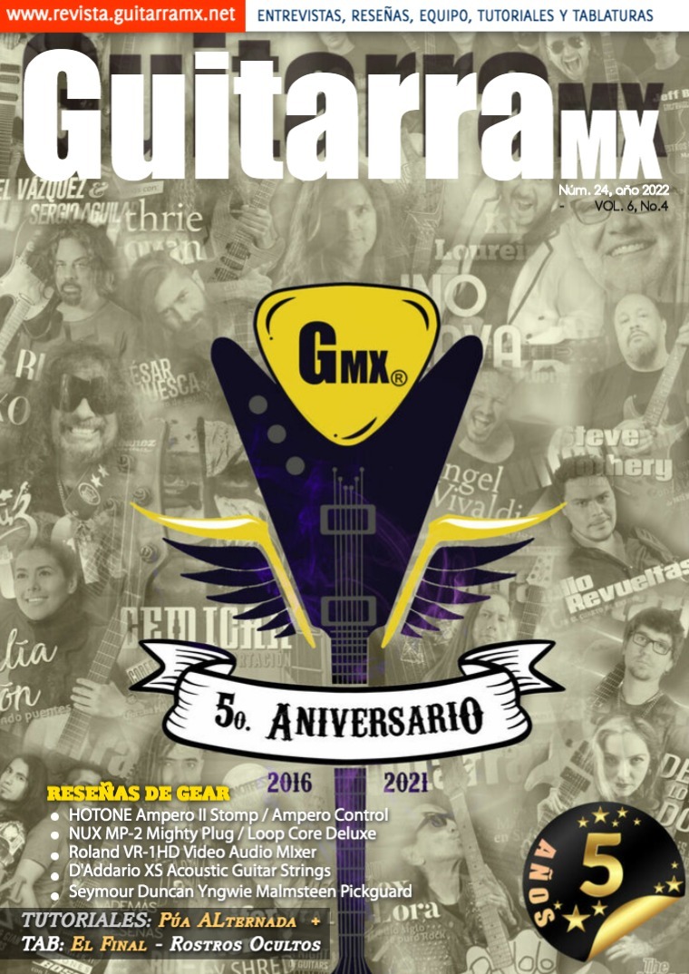 Revista GuitarraMX NÚMERO 24 - 2022
