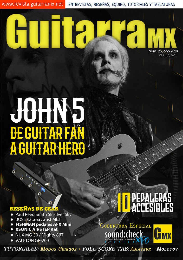 Revista GuitarraMX NÚMERO 25 - 2022
