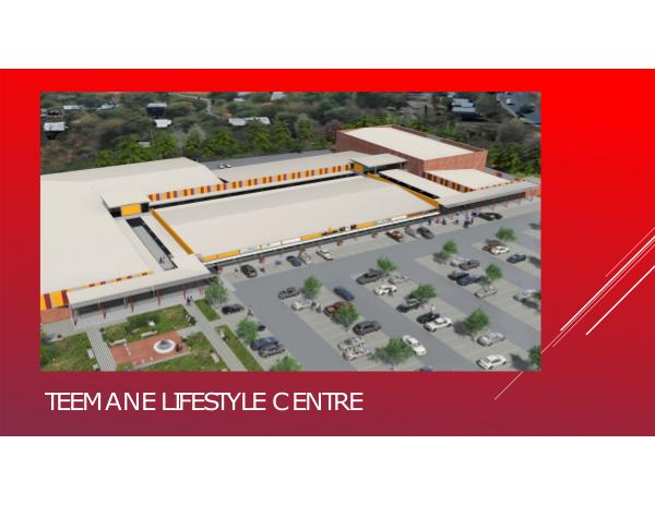 Time Projects Letting / Selling Brochure Teemane lifestyle Center - Letlhakane