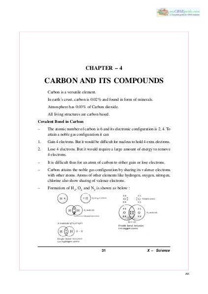 chapter 4 carbon and its compound dec 2015