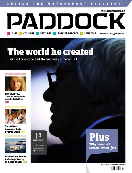 Paddock magazine December 2014 / January 2015 Issue 70