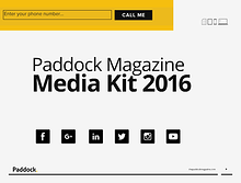 Paddock magazine 2016 media kit