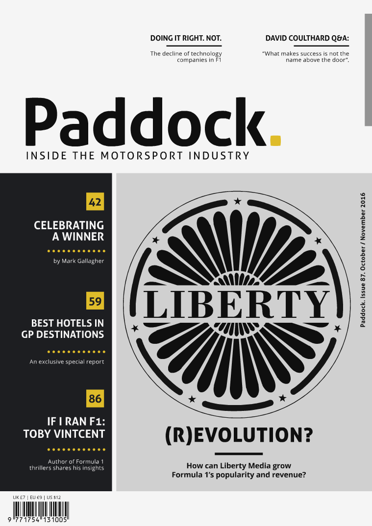 Paddock magazine October/November 2016 Issue 87