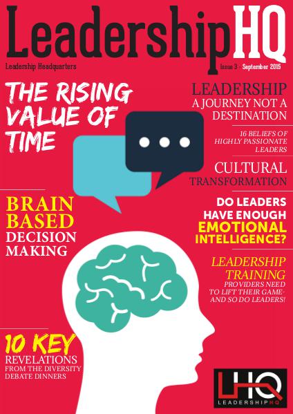 LeadershipHQ Magazine 3rd Edition September Issue