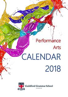 Performance Arts Calendar