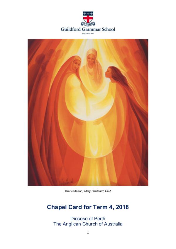Chapel Card Term, 4 2018