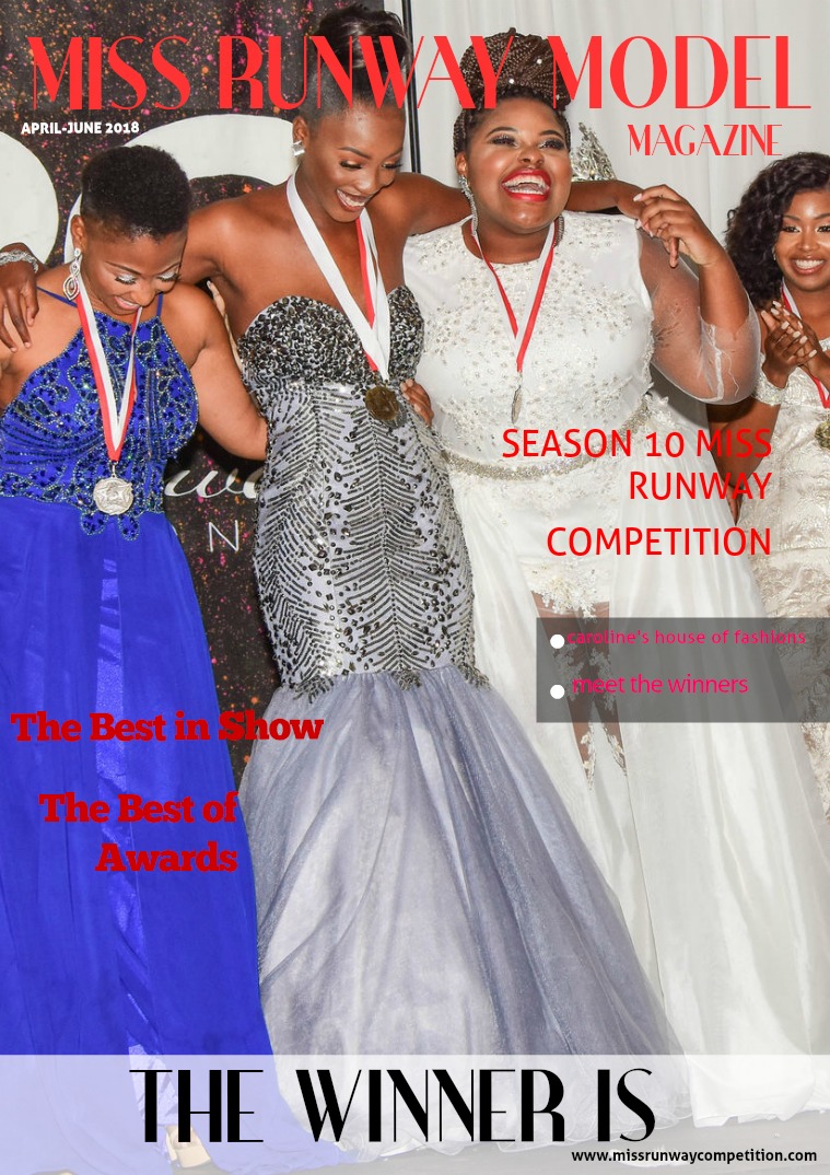 New faces Edition Miss Runway Competition Season 10