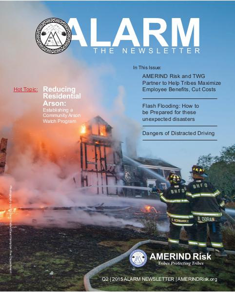 AMERIND Risk ALARM Newsletter  - 2015 2nd Quarter 2015