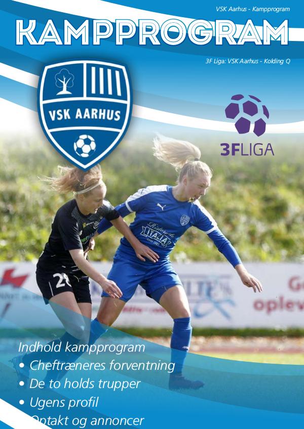 VSK Aarhus Kampprogram VSK Aarhus - Kolding Q