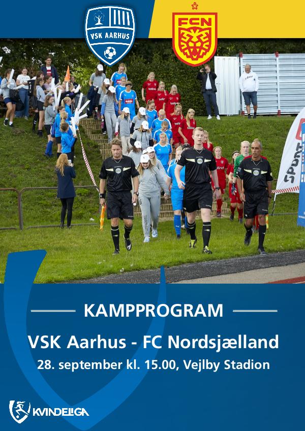 VSK Aarhus Kampprogram VSK Aarhus vs. FC Nordsjælland