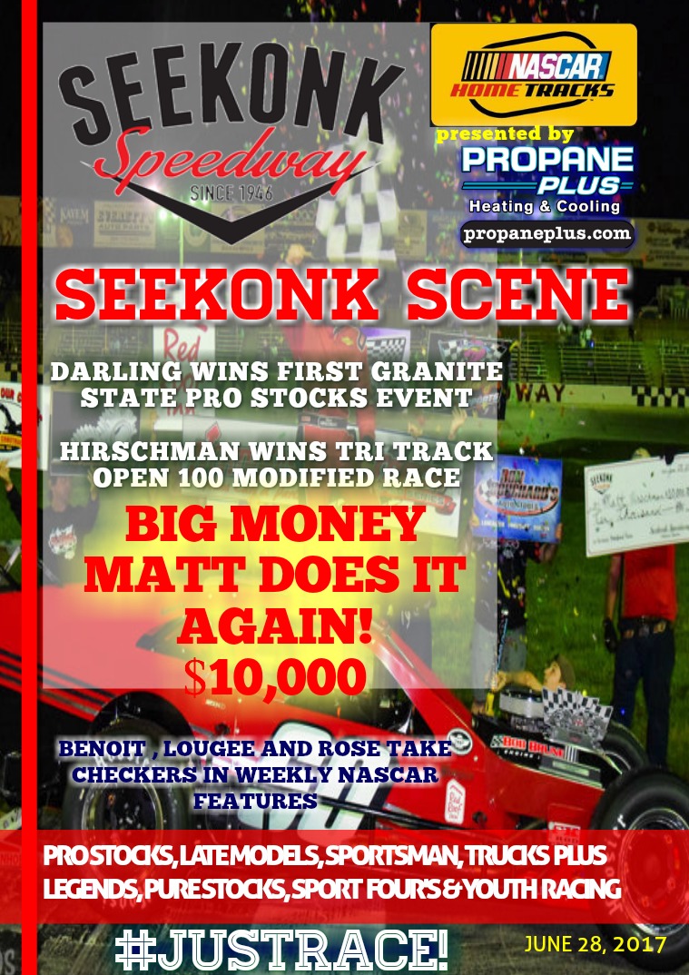 Seekonk Speedway Race Magazine June 23rd-28th Recap