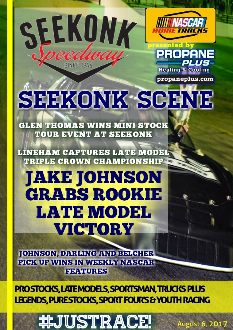 Seekonk Speedway Race Magazine August 4th, 5th & 6th
