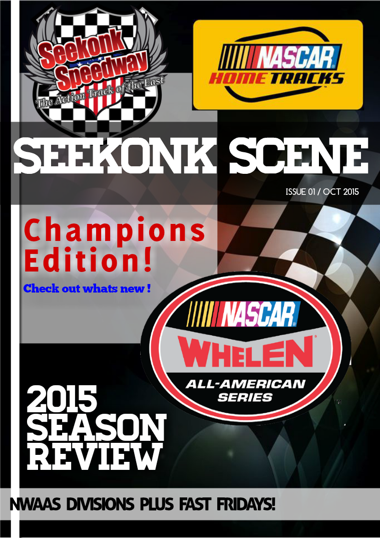 2015 Seekonk Speedway Race Magazine Champions Issue