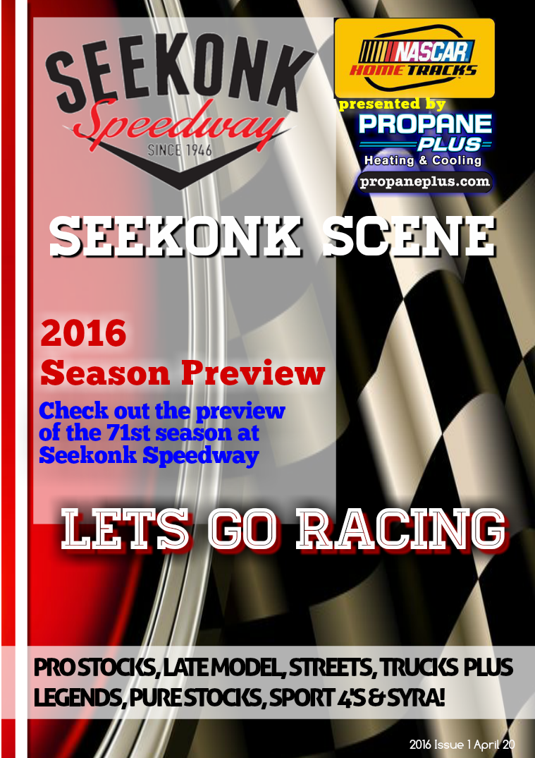 Seekonk Speedway Race Magazine 2016 Season Preview