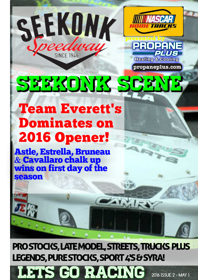Seekonk Speedway Race Magazine Opening Weekend