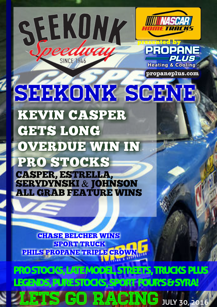 Seekonk Speedway Race Magazine July 29-30 Weekend Recap