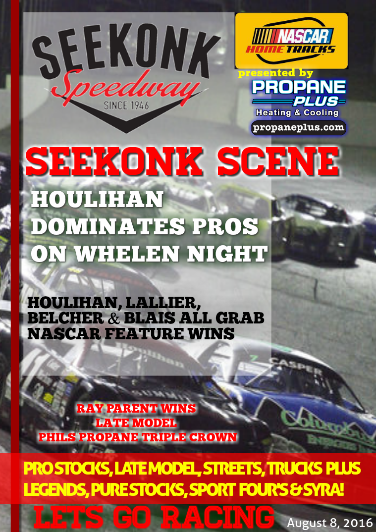Seekonk Speedway Race Magazine August 5,6,7 Weekend Recap