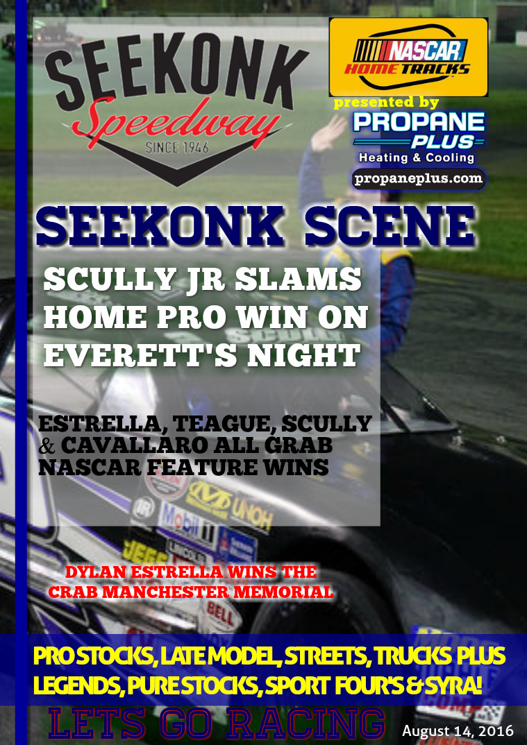 Seekonk Speedway Race Magazine August 12-13 Weekend Recap