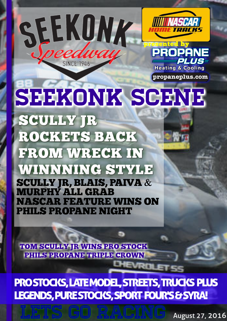 Seekonk Speedway Race Magazine August 26-27 Weekend Recap