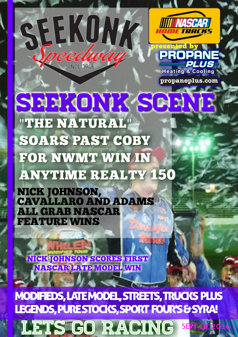 Seekonk Speedway Race Magazine September 9-10 Recap