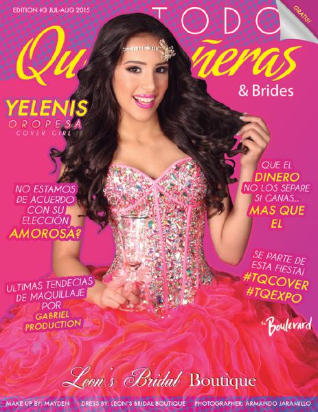 TODO Quinceañeras & Brides magazine Julio-Agosto 2015 - Cover 1