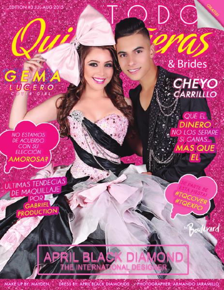 TODO Quinceañeras & Brides magazine Julio-Agosto 2015 - Cover 2