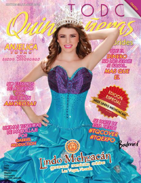 TODO Quinceañeras & Brides magazine Julio-Agosto 2015 - Cover 3