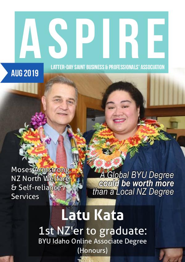 Aspire - LDS Business & Professionals' News NZ Issue#31 Aug 2019