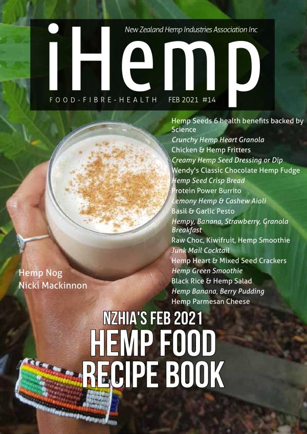 iHemp issue #14 (Recipe Book) Recipe Hemp Food eBook - Feb 2021